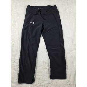 Under Armour Compression Mileage Black Capri Athletic Pants Womens Small‎
